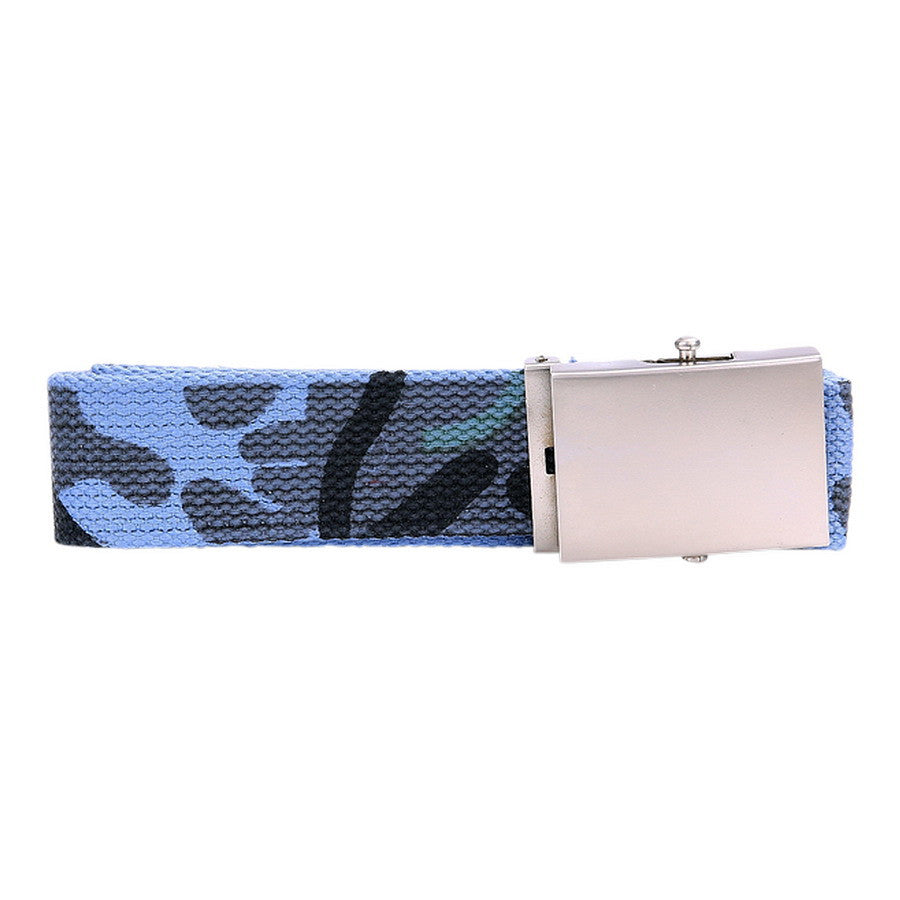 Curea Tropenkoppel Sky Blue cu Cataramă Cromată - Versatilitate Maximă