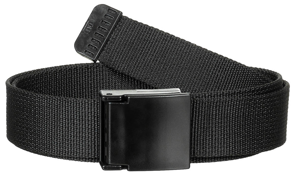 Curea US "Stealth" Negru MFH - Cataramă plastic, Reglabilă 120 cm