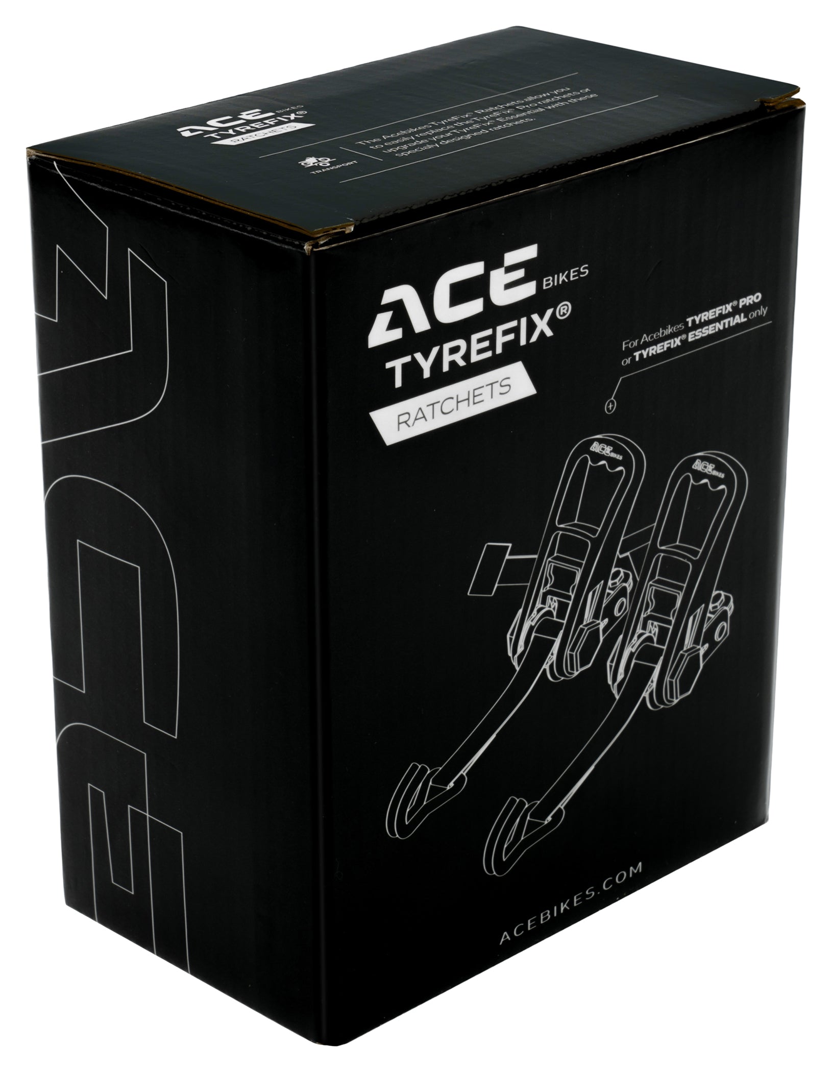 Curele cu Clichet TyreFix Acebikes - Rezistență 500 daN, Certificat EN