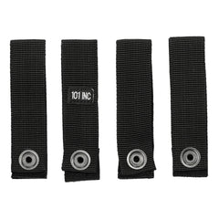 Curele MOLLE strap hook + loop 4 buc Negru - Adaptează Sistemul MOLLE
