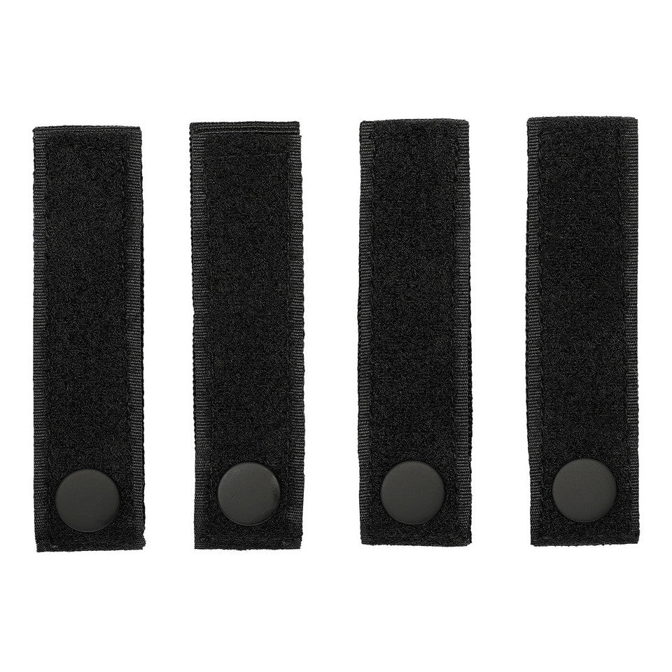 Curele MOLLE strap hook + loop 4 buc Negru - Adaptează Sistemul MOLLE