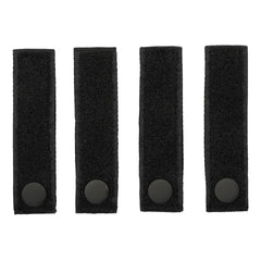Curele MOLLE strap hook + loop 4 buc Negru - Adaptează Sistemul MOLLE