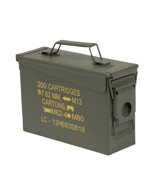 Cutie de Muniție Mil-Tec US M19A1 Cal. .30 – Oțel, 25,5 x 8,5 x 17,5 cm