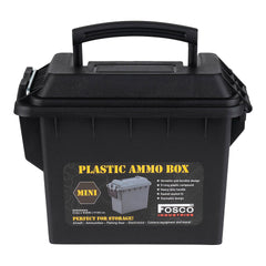 Cutie Depozitare Mini Munitie Plastic Negru - Organizare Tactică Compactă