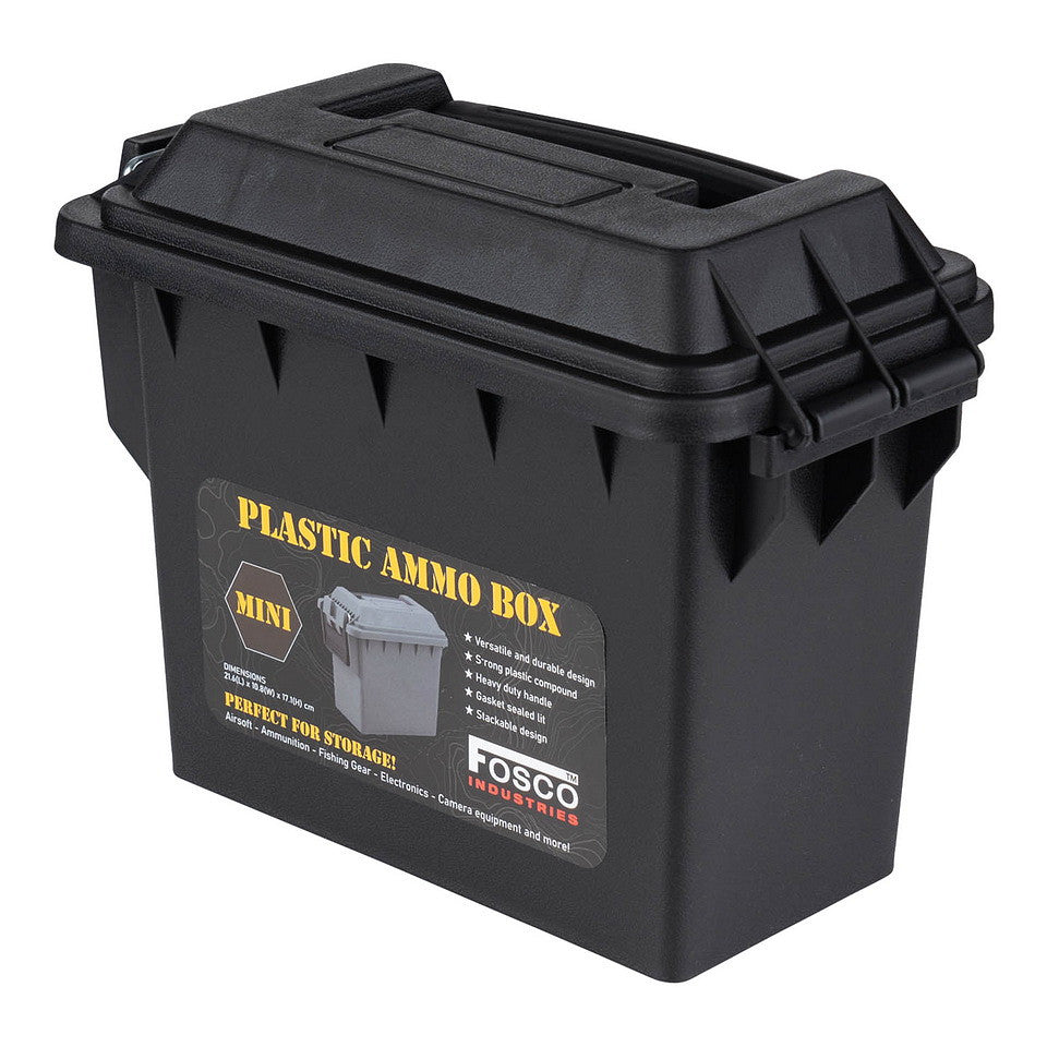 Cutie Depozitare Mini Munitie Plastic Negru - Organizare Tactică Compactă