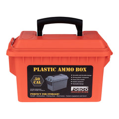 Cutie Depozitare Munitie Plastic .50 Cal Oranje - Organizare Robustă