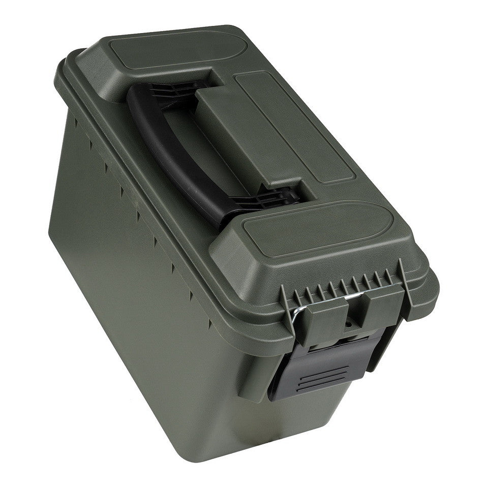 Cutie Depozitare Plastic Munitie box .50 Cal Groen - Protecție Tactică Esențială