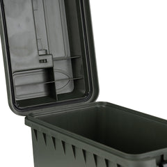 Cutie Depozitare Plastic Munitie box .50 Cal Groen - Protecție Tactică Esențială