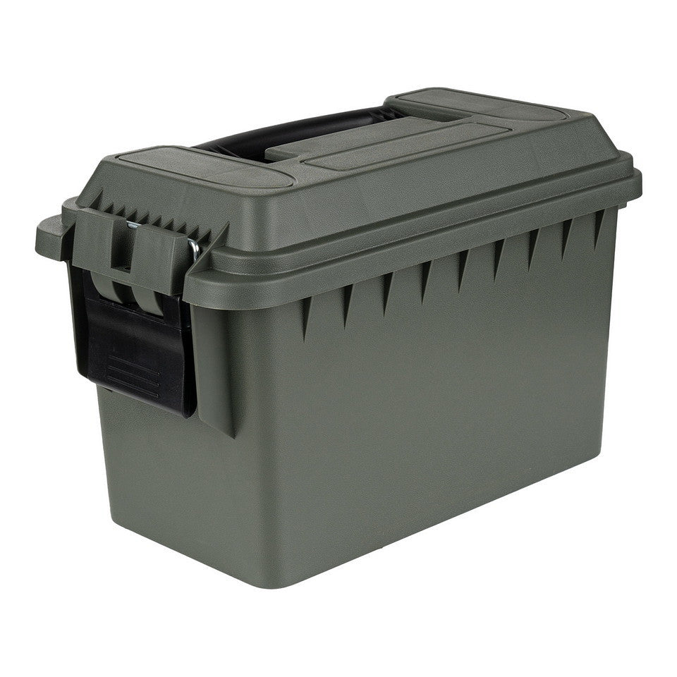 Cutie Depozitare Plastic Munitie box .50 Cal Groen - Protecție Tactică Esențială
