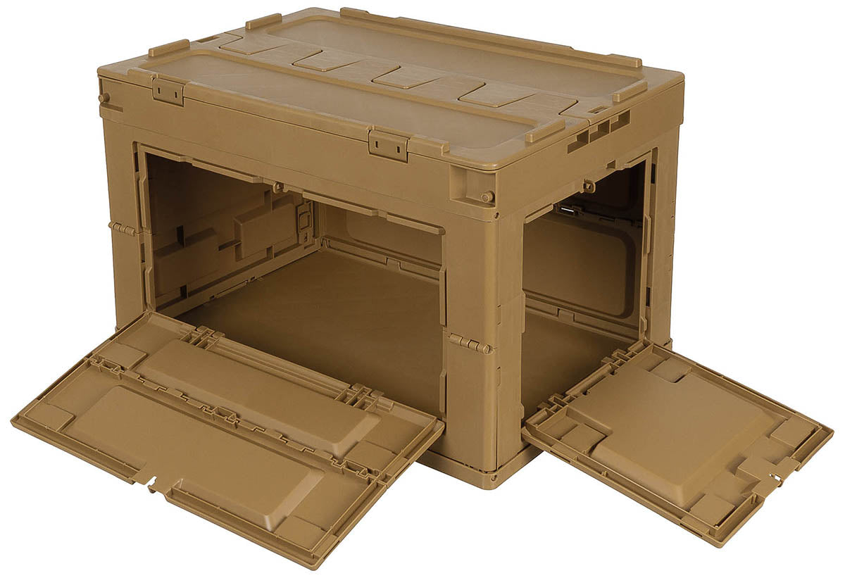 Cutie Depozitare Pliabilă 60L Khaki MFH - Pliabilă, Stivuibilă