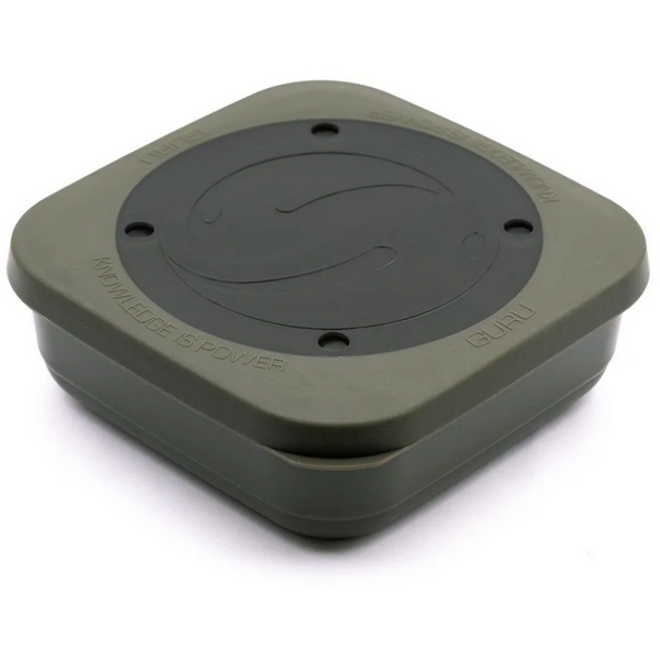 Cutie Momeală Guru - 1.1L, Verde, Durabilă pentru Pescuit - 1