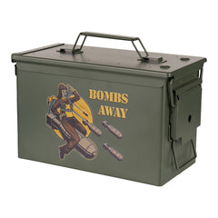 Cutie Munitie 50 Cal. Bombs Away Verde - Organizare Strategică