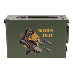 Cutie Munitie 50 Cal. Bombs Away Verde - Organizare Strategică