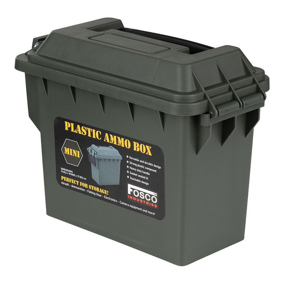 Cutie Munitie Mini Plastic Verde - Soluția Ta de Organizare Tactica
