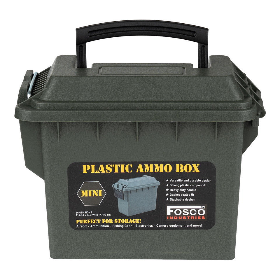 Cutie Munitie Mini Plastic Verde - Soluția Ta de Organizare Tactica