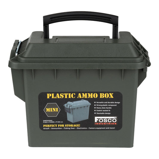 Cutie Munitie Mini Plastic Verde - Soluția Ta de Organizare Tactica