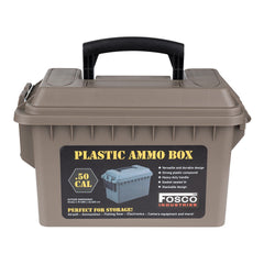 Cutie Munitie Plastic .50 Cal Dark Earth - Protecție Tactică Esențială