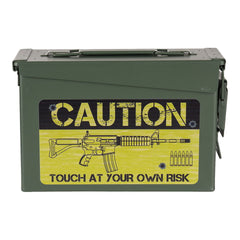 Cutie Munitii 30 Cal. - Caution Risk Verde - Organizare Tactică Incontestabilă