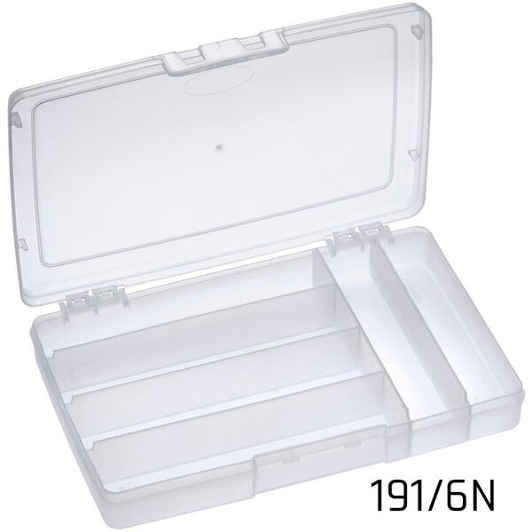 Cutie Organizator 6 Comp. Plastica Panaro - Accesorii Pescuite, Tactice