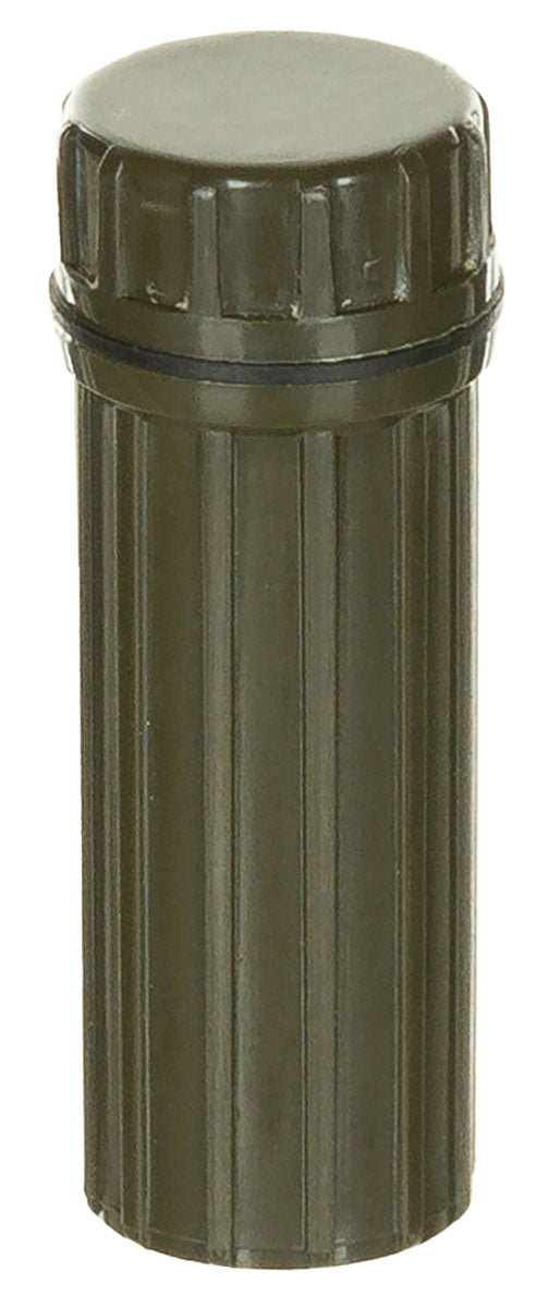 Cutie Survival Rotundă OD Green FoxOutdoor - Plastic Antișoc, Pornitor Foc