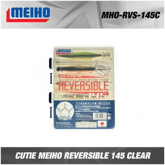 Cutie Tackle Meiho Reversible 145 Clear - Dublă, Spațiu Optim - 1