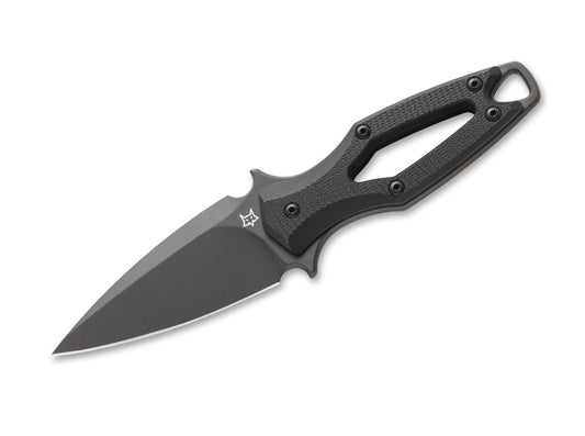 Cutit Aka G10 Black DP Fox Knives- Maner G10 Anti-alunecare, Design Tactic