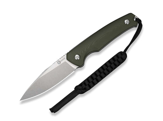 Cutit Altus Fixed Blade OD Green G10 CIVIVI- Utilizare EDC, Teaca Kydex