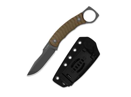 Cutit Billy Bones AEB-L Sand G10 Gray PVD Kizer- Lama AEB-L PVD Gri, Maner G10