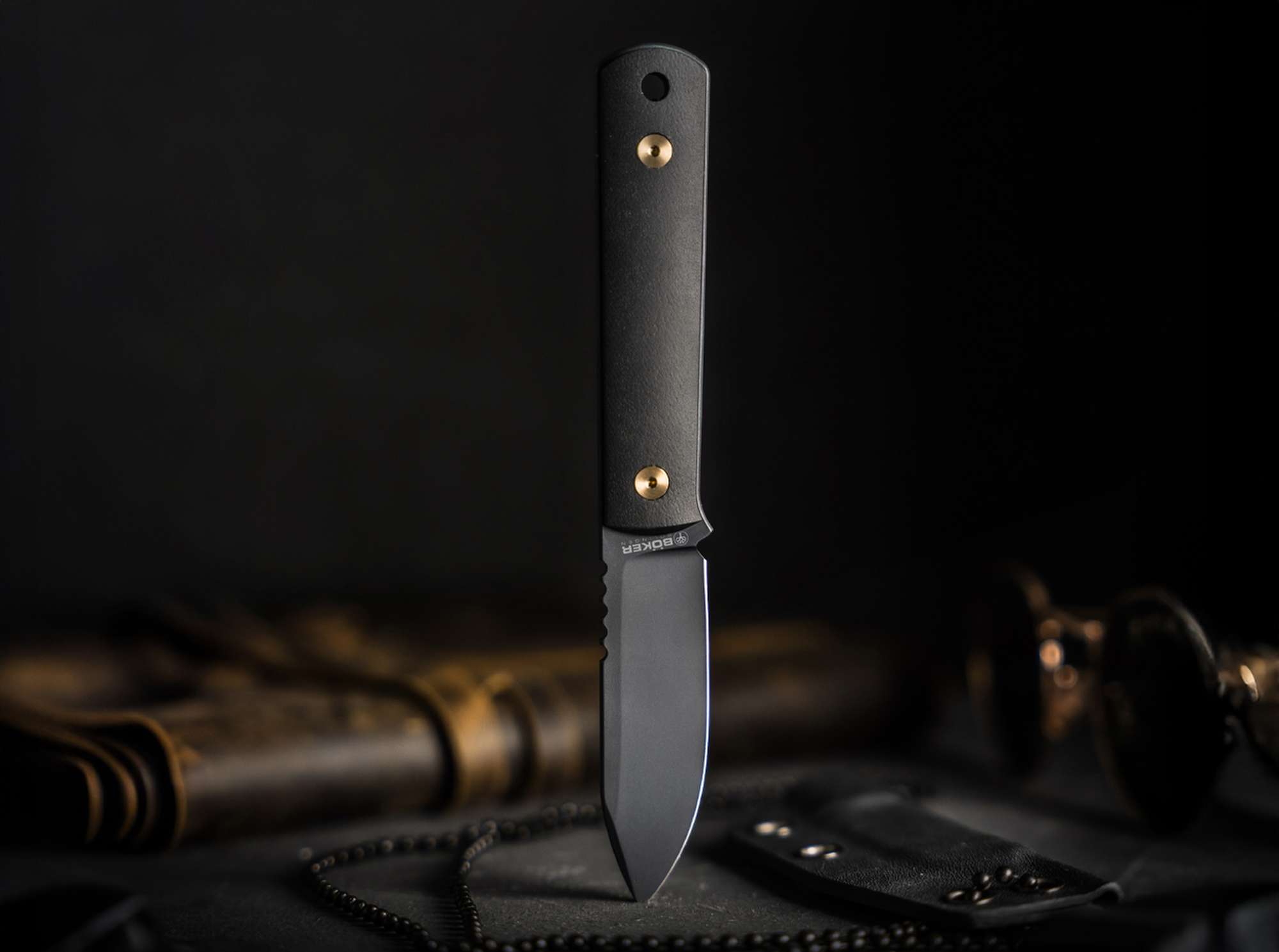 Cuțit Böker BFF Packlite All Black Stargaze – EDC Premium, Compact și Elegant