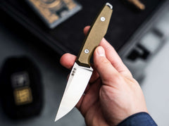 Cuțit Böker Daily Knives AK1 Droppoint MagnaCut Gold – Compact, Premium și Extrem de Performant