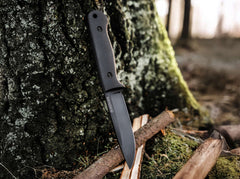 Cuțit Böker DBK Bushfriend 2000 All Black – Bushcraft Serios, Design Discret și Rezistență Reală