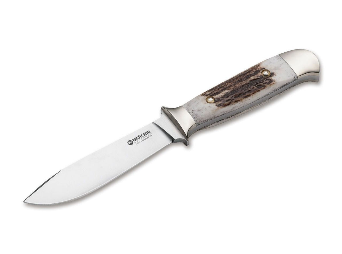 Cuțit Böker Försternicker Hirschhorn – Tradiție Germană, Putere și Eleganță Naturală