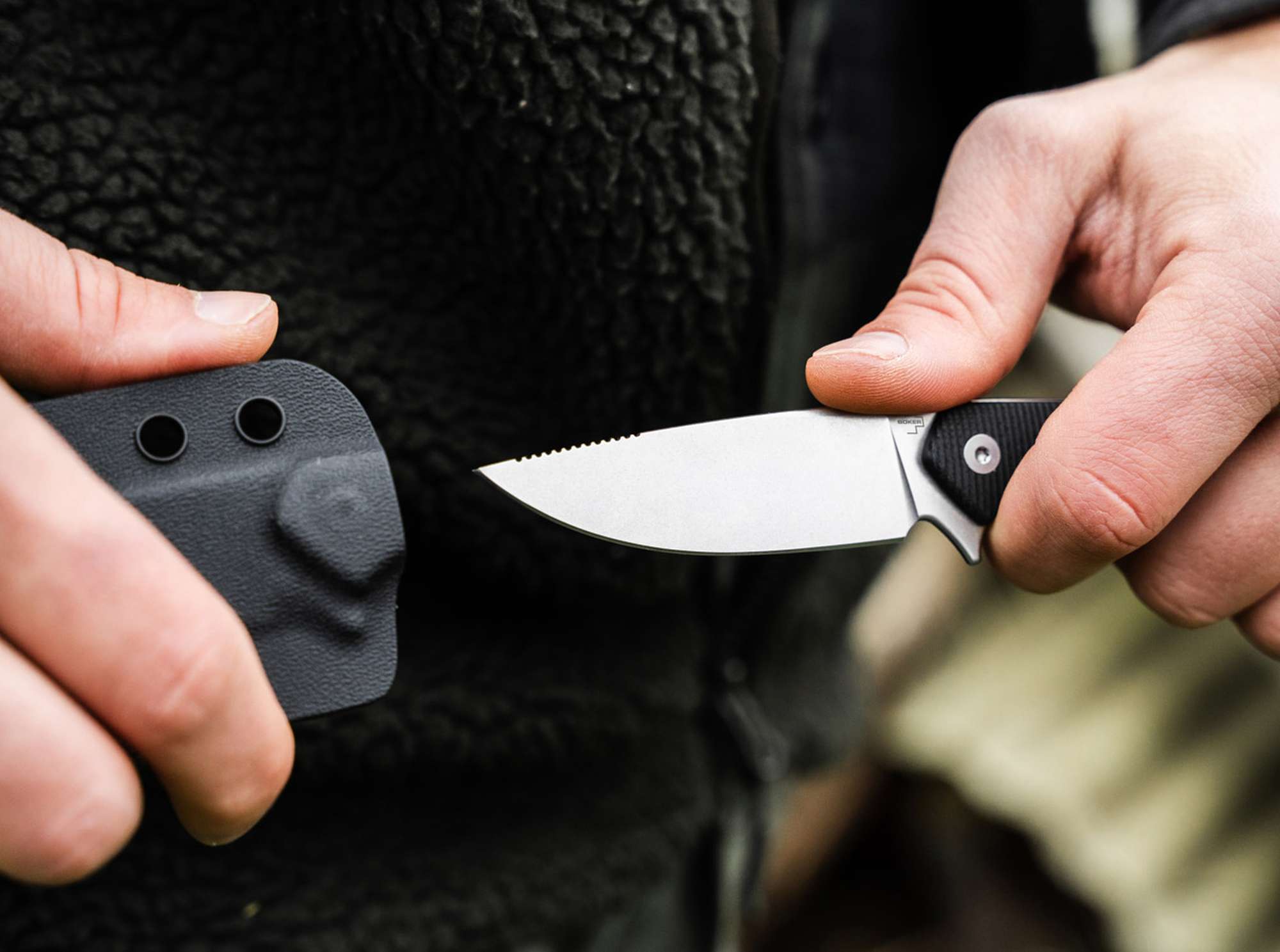 Cuțit Böker Plus Brasa – EDC Fix, Ultra Ușor și Extrem de Practic