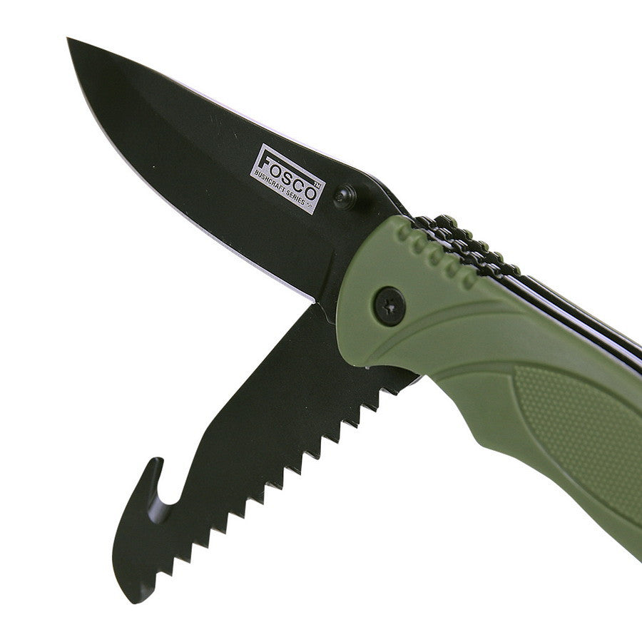 Cuțit Bushcraft Bushcraft mes Verde Fosco - Performanță Duală Esențială