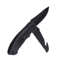 Cuțit Bushcraft mes Negru Fosco - Performanță Duală Esențială