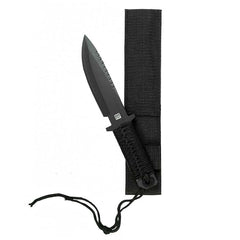 Cuțit Combat Recon 10" Model A Negru - Fiabilitate Tactică Superioră