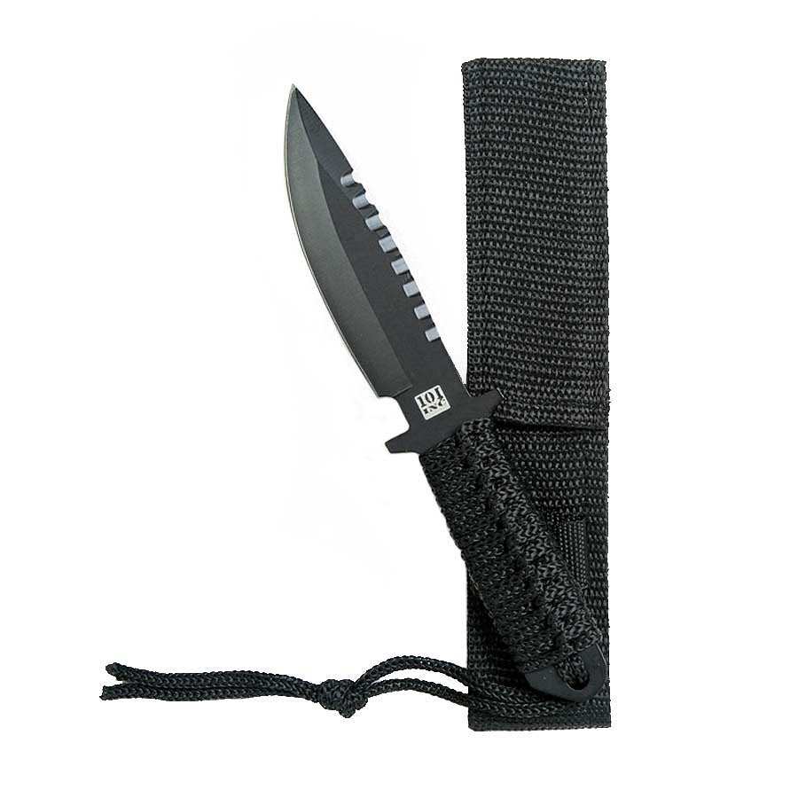 Cuțit Combat Recon 7" Model A Negru - Performanță Fără Compromis