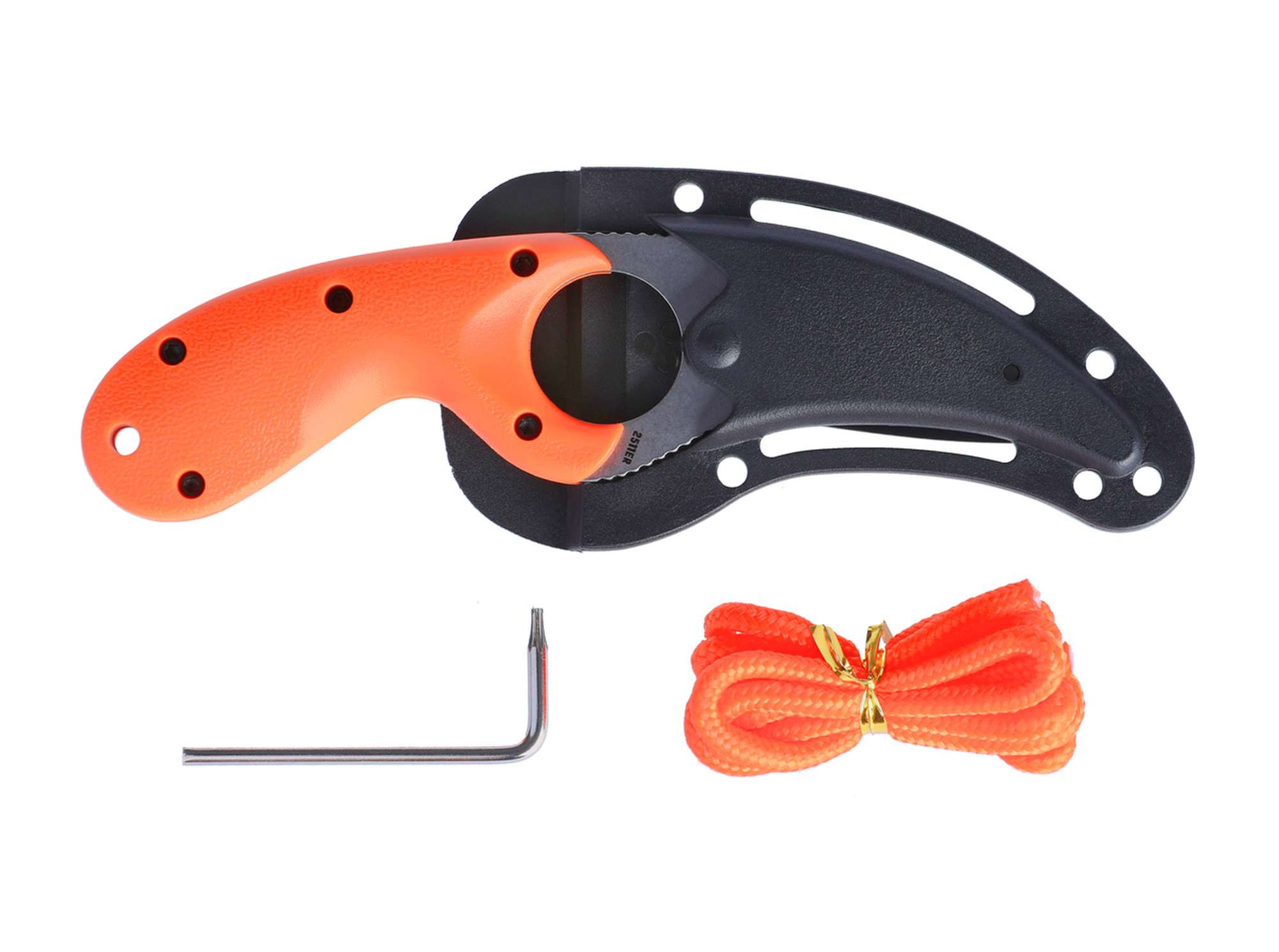Cuțit CRKT Bear Claw GRN Orange – Siguranță, Control și Tăiere Rapidă