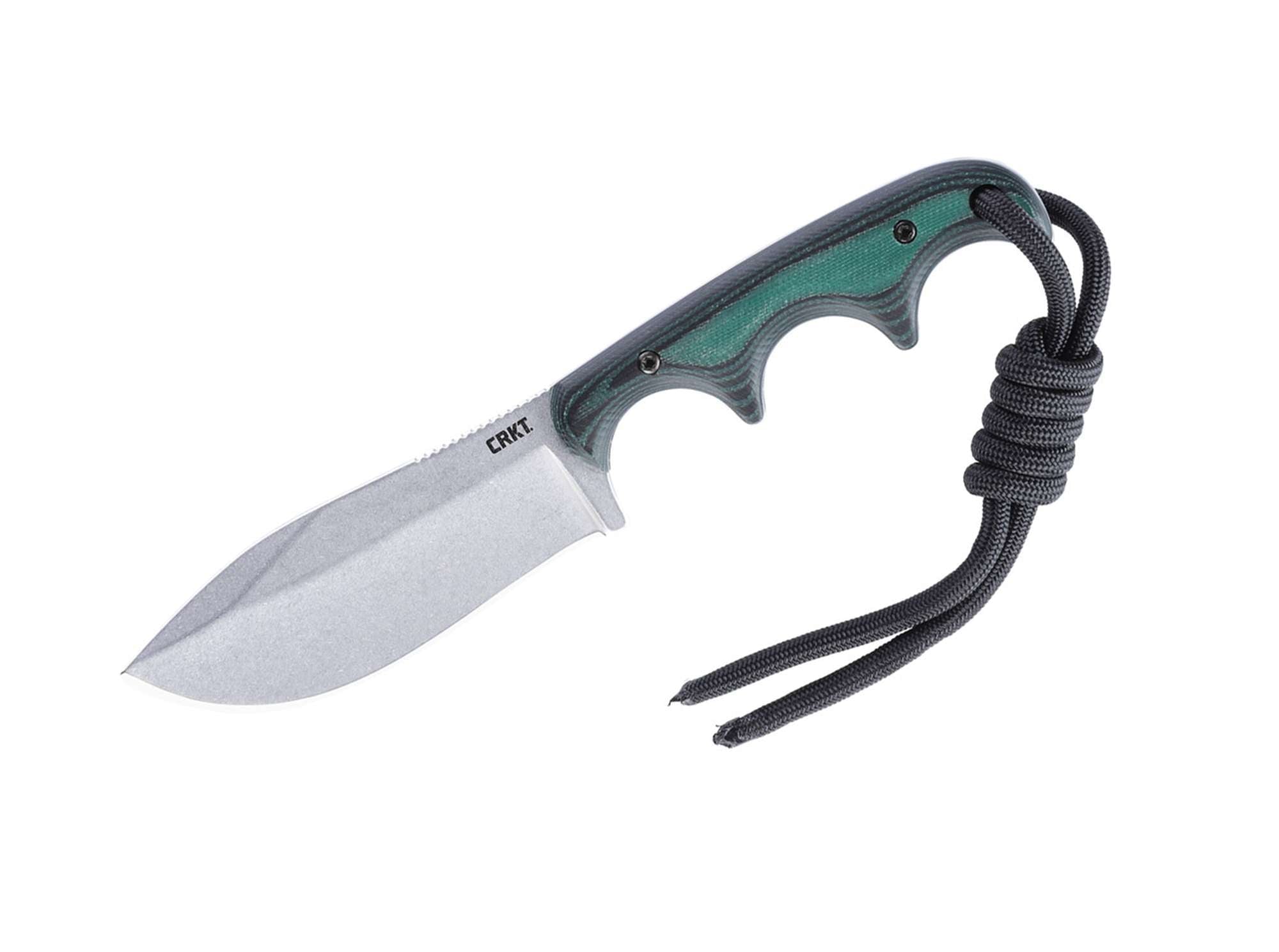 Cuțit CRKT Minimalist Nessmuk Micarta Green – Compact, Ergonomic și Perfect pentru Control