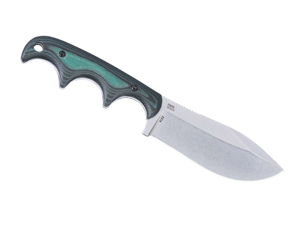 Cuțit CRKT Minimalist Nessmuk Micarta Green – Compact, Ergonomic și Perfect pentru Control