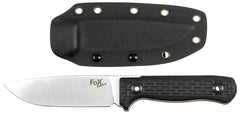 Cutit cu lama fixa "Bushcraft" Negru FoxOutdoor - 3Cr13MoV, Full Tang