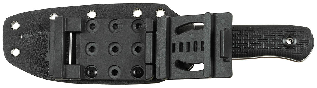 Cutit cu lama fixa "Bushcraft" Negru FoxOutdoor - 3Cr13MoV, Full Tang