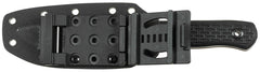 Cutit cu lama fixa "Bushcraft" Negru FoxOutdoor - 3Cr13MoV, Full Tang