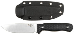 Cutit cu lama fixa "Bushcraft" Negru FoxOutdoor - 3Cr13MoV, Full Tang
