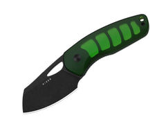 Cutit cu lama fixa Hornet Green Acrylic Kizer- Lama, Maner Acril Verde