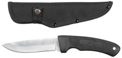 Cuțit cu lamă fixă Hunter Negru FoxOutdoor - Lamă 3Cr13, Mâner cauciuc