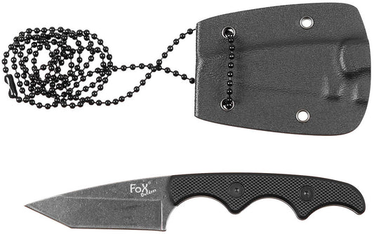 Cuțit cu Lamă Fixă Neck II FoxOutdoor - Lamă 3Cr13, Mâner G10