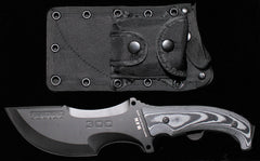 Cutit cu Lama Fixa "Operation Kodiak" Negru MFH - Lama Curbata, Maner Micarta