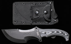 Cutit cu Lama Fixa "Operation Kodiak" Negru MFH - Lama Curbata, Maner Micarta