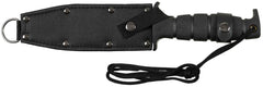 Cuțit Cu Lamă Fixă Pilotenmesser Negru FoxOutdoor - Lamă 3Cr13, Mâner cauciuc